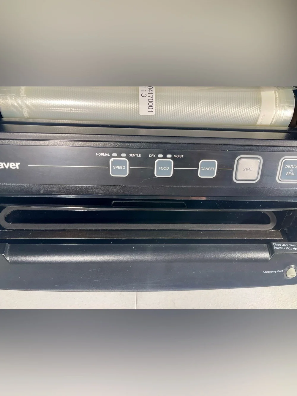 FoodSaver V3230 Vacuum Sealer System w/ Bag Roll & Accessory Hose Tested Works